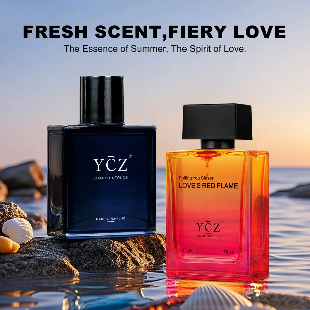 YCZ Midnight Marine & Love's Red Flame Eau De Parfum - Image 4