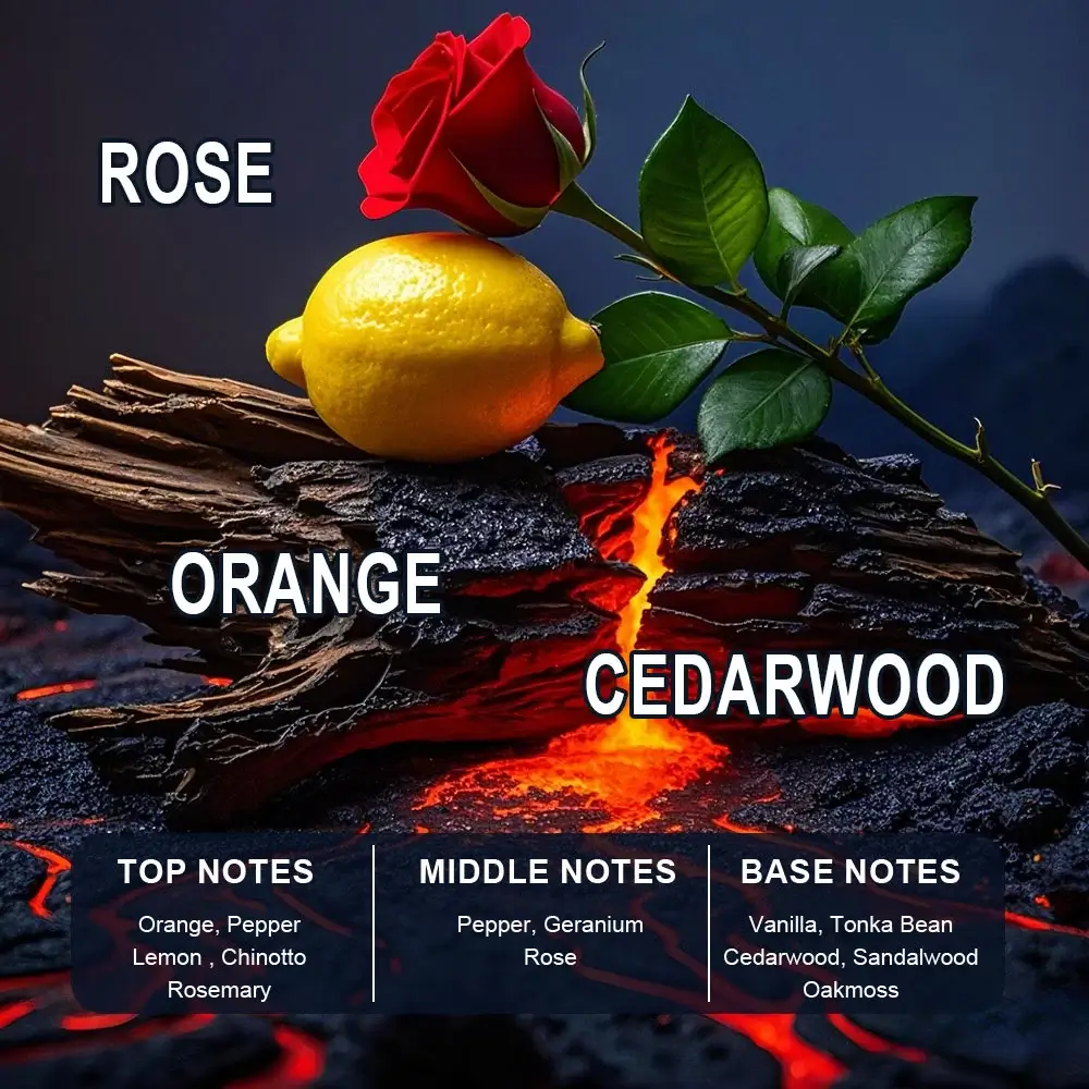 YCZ Charm Unfolds Love's Red Flame Cologne-Klarna - Image 5