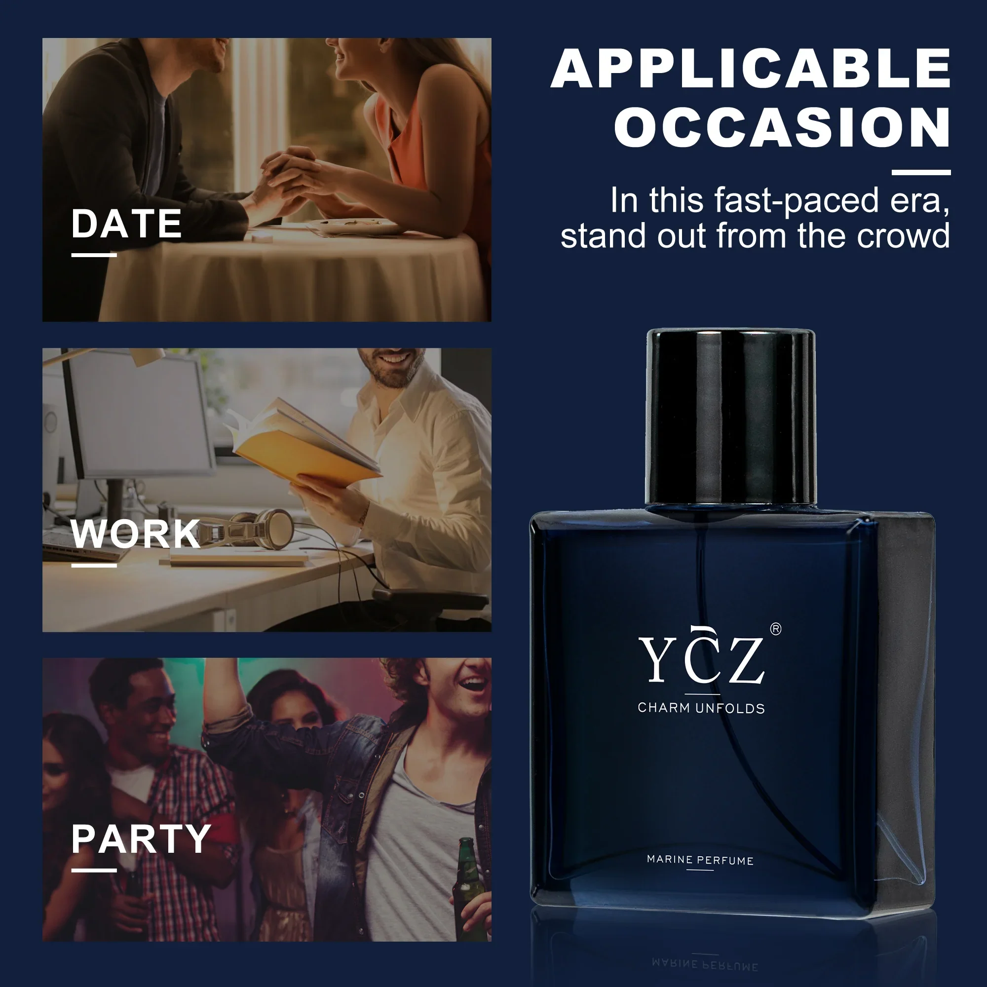 YCZ Midnight Marine Cologne - Image 9