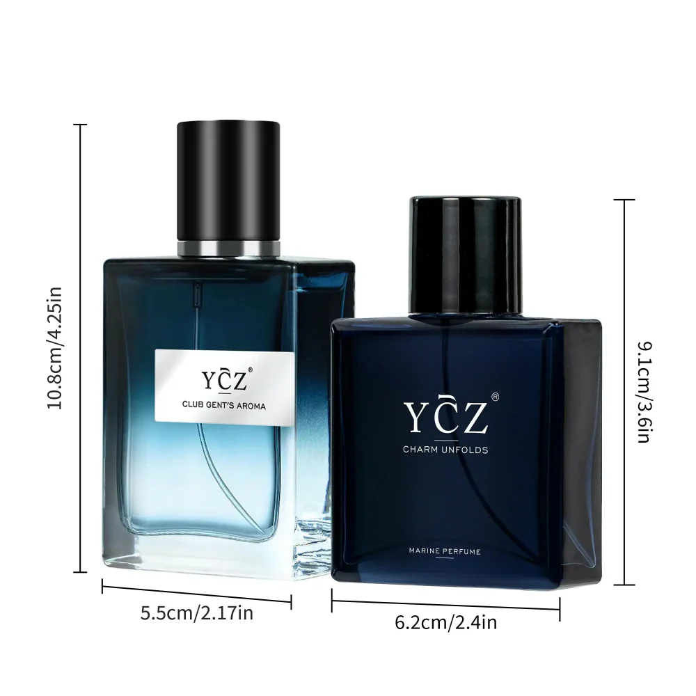 YCZ Classic Fragrance Ensemble with Midnight Marine & Club Gent's Aroma - Klarna - Image 3