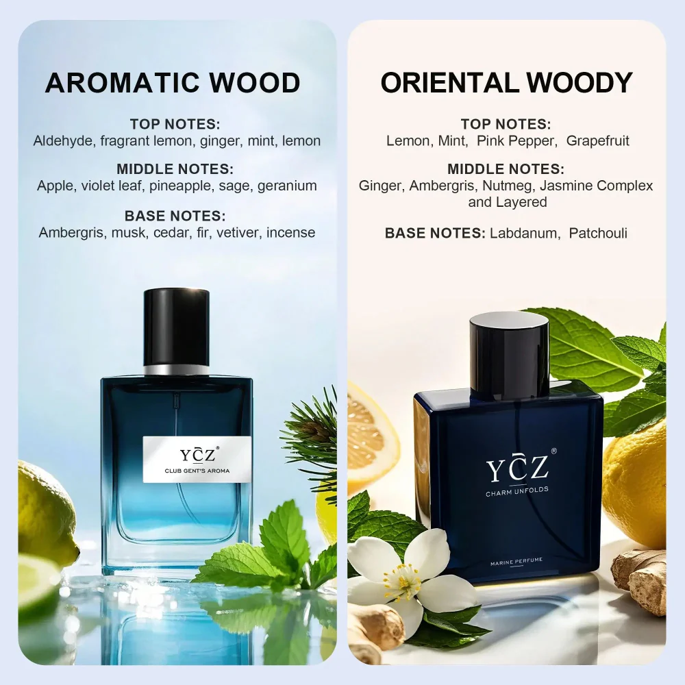 YCZ Classic Fragrance Ensemble with Midnight Marine & Club Gent's Aroma - Klarna - Image 6