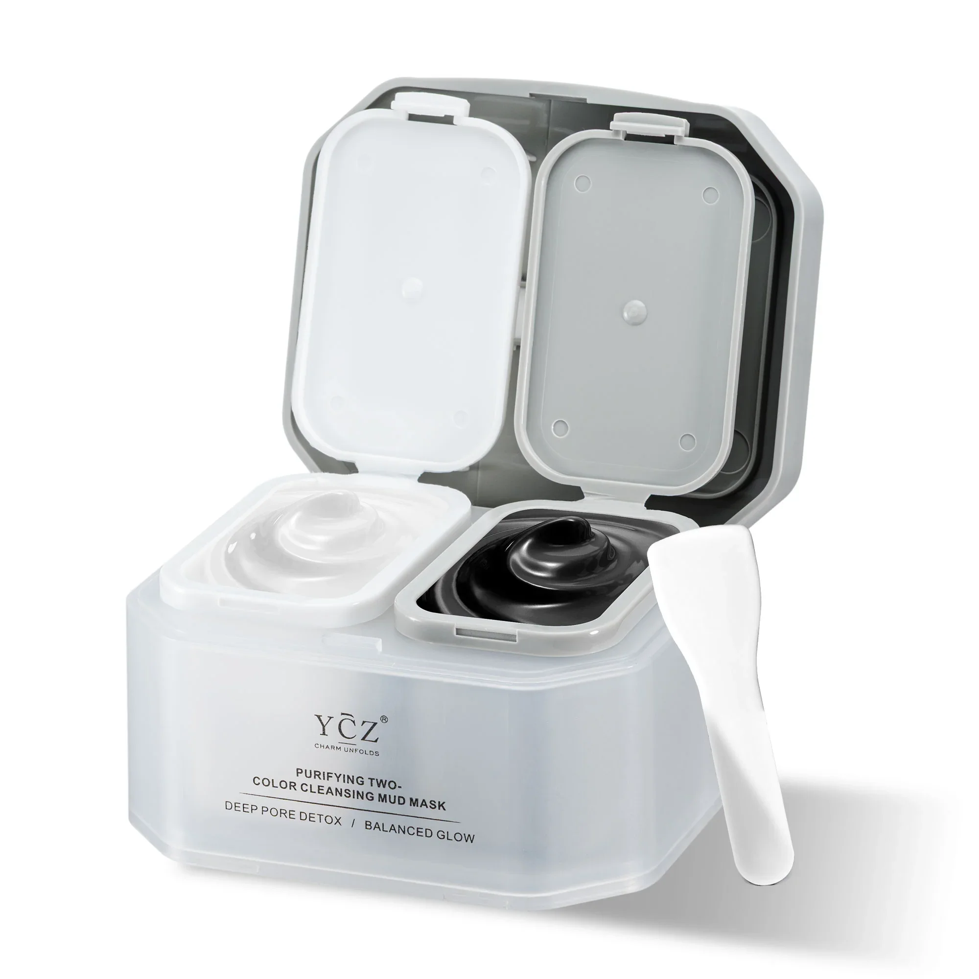 YCZ Purifying Two-Color Cleansing Mud Mask - Image 3